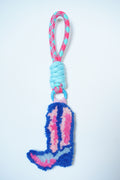 Cowboy boots blue pink